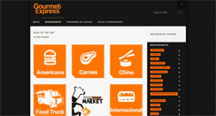 Desktop Screenshot of gourmetexpress.com.sv